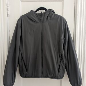 TNA Gray Pillow Puff Puffer Jacket